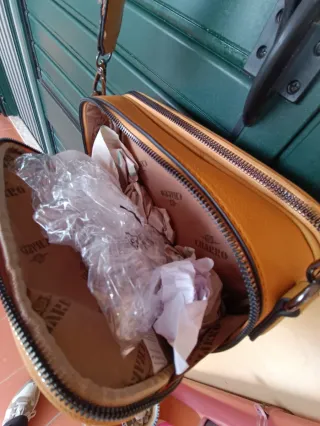 “Borsa tracolla Charro gialla senape