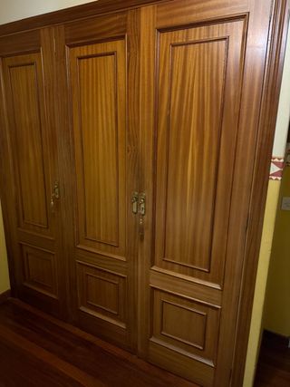 Puertas de armario madera maciza