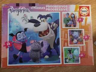 Puzzles Vampirina Educa 4 Piezas