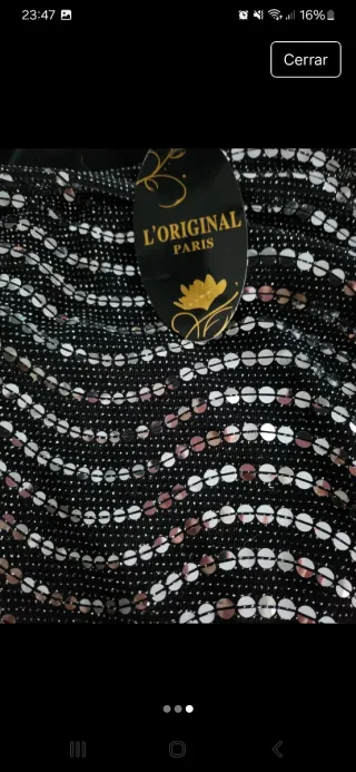 Vestido fiesta lentejuelas