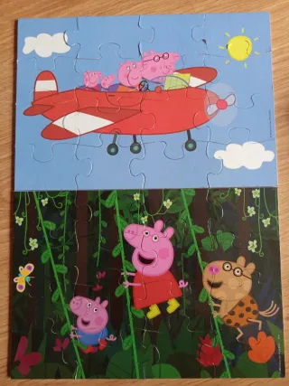 2 Puzzles Peppa Pig Madera Educa