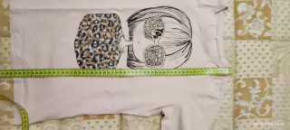 T-shirt bambina maniche lunghe con disegno