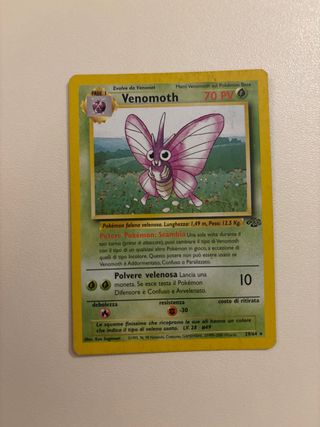 Venomoth 29/64 Carta Pokémon Base Set