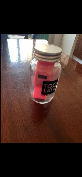 Orologio Too Late rosa