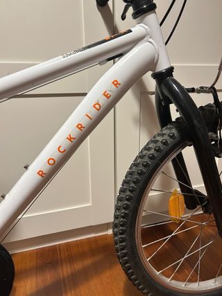 Bicicleta Rockrider Blanca