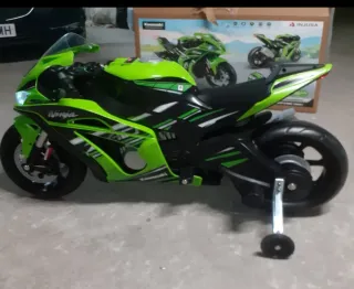 Moto a batería Kawasaki Ninja niño