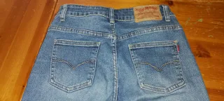 Jeans donna blu zampa elefante