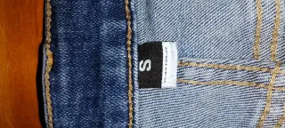 Jeans donna blu zampa elefante