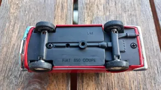 Fiat 124 Coupé Altaya 1:43 Matrícula PT