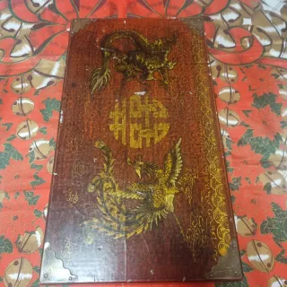 Juego Ajedrez Chino Xiangqi Vintage Maletín