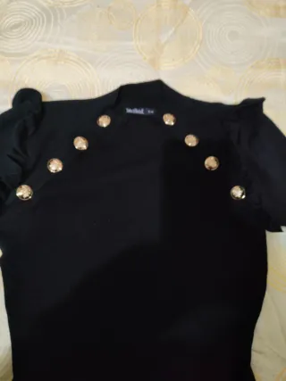 Abito nero aderente caldo taglia S/M