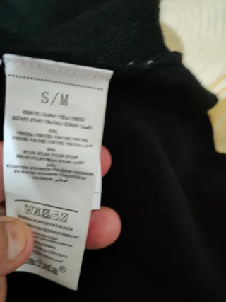 Abito nero aderente caldo taglia S/M