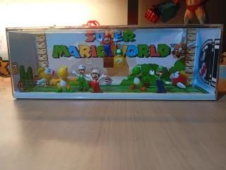 Diorama Super Mario de kinder