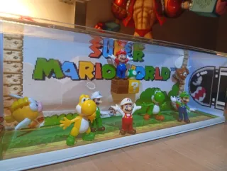 Diorama Super Mario de kinder
