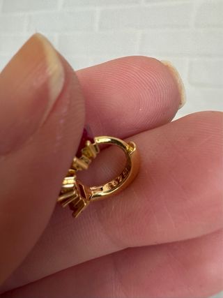 Orecchini gold vermeil