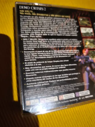 Dino Crisis 2 PS1 PAL España SIN MANUAL