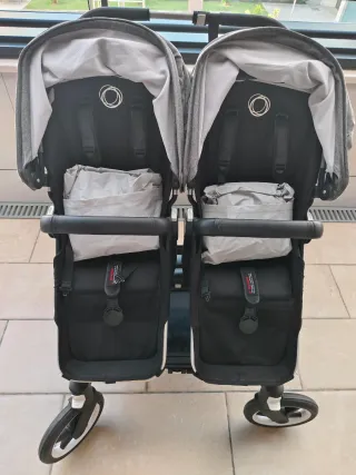 Carro gemelar Bugaboo Donkey 3 para niños seguidos