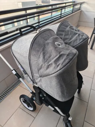 Carro gemelar Bugaboo Donkey 3 para niños seguidos