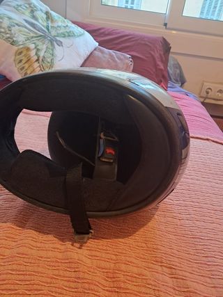 Casco de moto NZI con diseño Chupa Chups