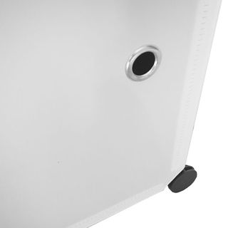 Armario Vestidor 8 Cubos 147x75x47 Cm Negro NUEVO