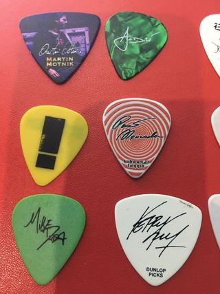 Púas de guitarra de colección - Varias bandas