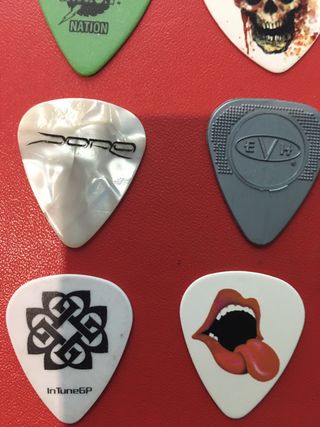 Púas de guitarra de colección - Varias bandas