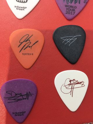 Púas de guitarra de colección - Varias bandas