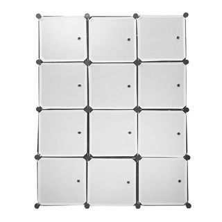 Armario Vestidor Cube 12 Cubos/Puerta Negro NUEVO