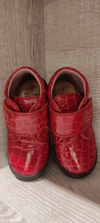 Botines niña rojos PABLOSKY