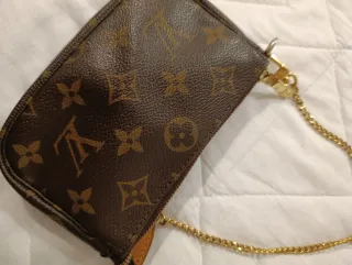 Bolso Louis Vuitton Marrón Dorado