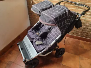 Carrito Gemelar Mountain Buggy Duet 3.2+ capazos