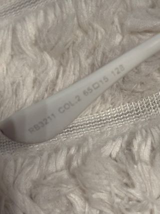 Gafas de sol Ray-Ban blancas