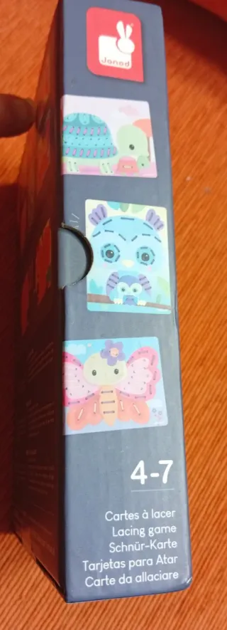 Tarjetas para coser Janod x4