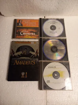 Lote 6 CDs Música Clásica y pelicula