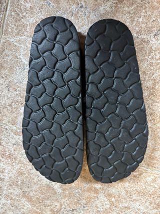 Sandalias natural Negras Talla 38