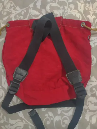 Mini mochila Kipling roja
