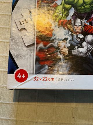 Puzzle Marvel Avengers 3x48 piezas Clementoni