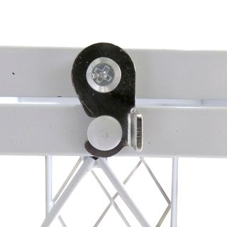 Estantería Plegable Con Ruedas Blanco NUEVO