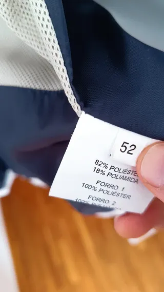 Parka Cárdigan Sport Talla 52 Blanca