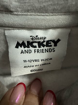 Sudadera niña Mickey Mouse graffiti 11-12 años