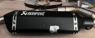 Tubo de escape Akrapovic