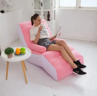 Sofá Rosa Inflable Ergonómico - Relax