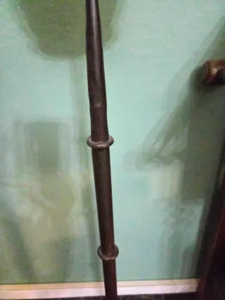 Candelabro design ferro battuto e ottone