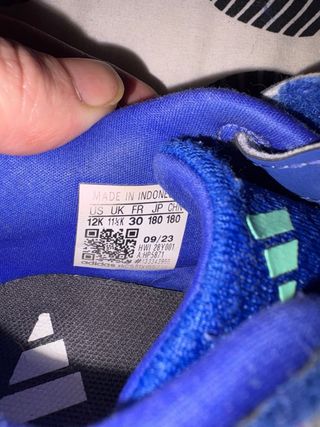 Zapatillas Adidas Niños Azul talla 30