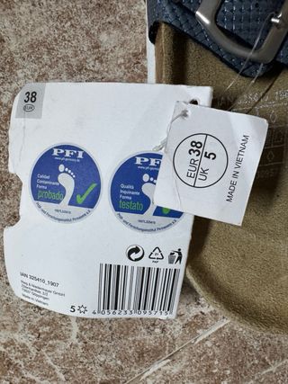 Sandalias Natural World Mujer Talla 38 Azul