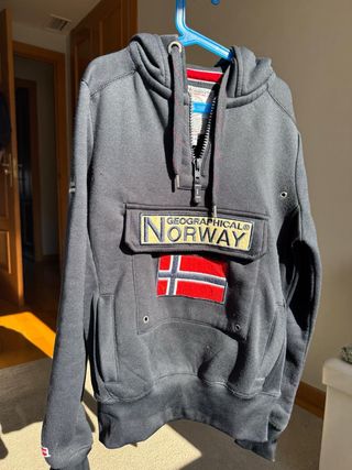 Sudadera Geographical Norway azul marino