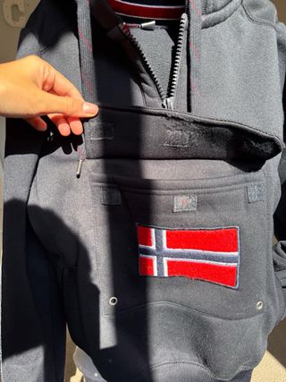 Sudadera Geographical Norway azul marino