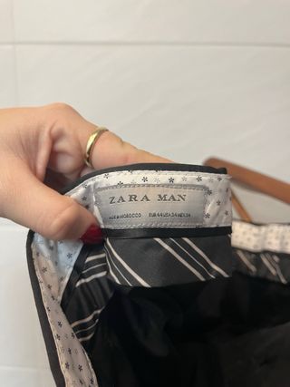 Traje Zara Negro Hombre