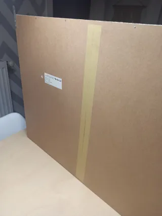 Vitrina expositor pared cristal y madera