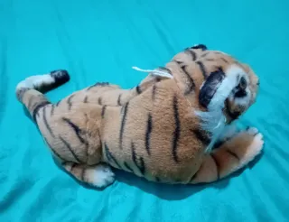 Peluche Tigrotto bocca aperta Vintage